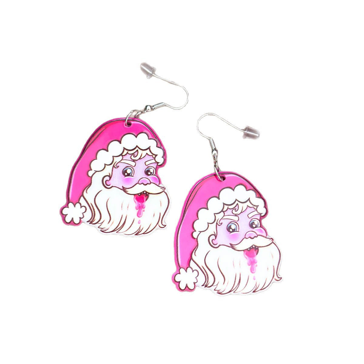 Cute & Creative Acrylic Holiday Girl Charm Earrings