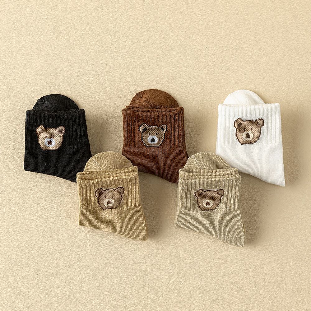 Fashion Waist-High Elastic Embroidered Socks