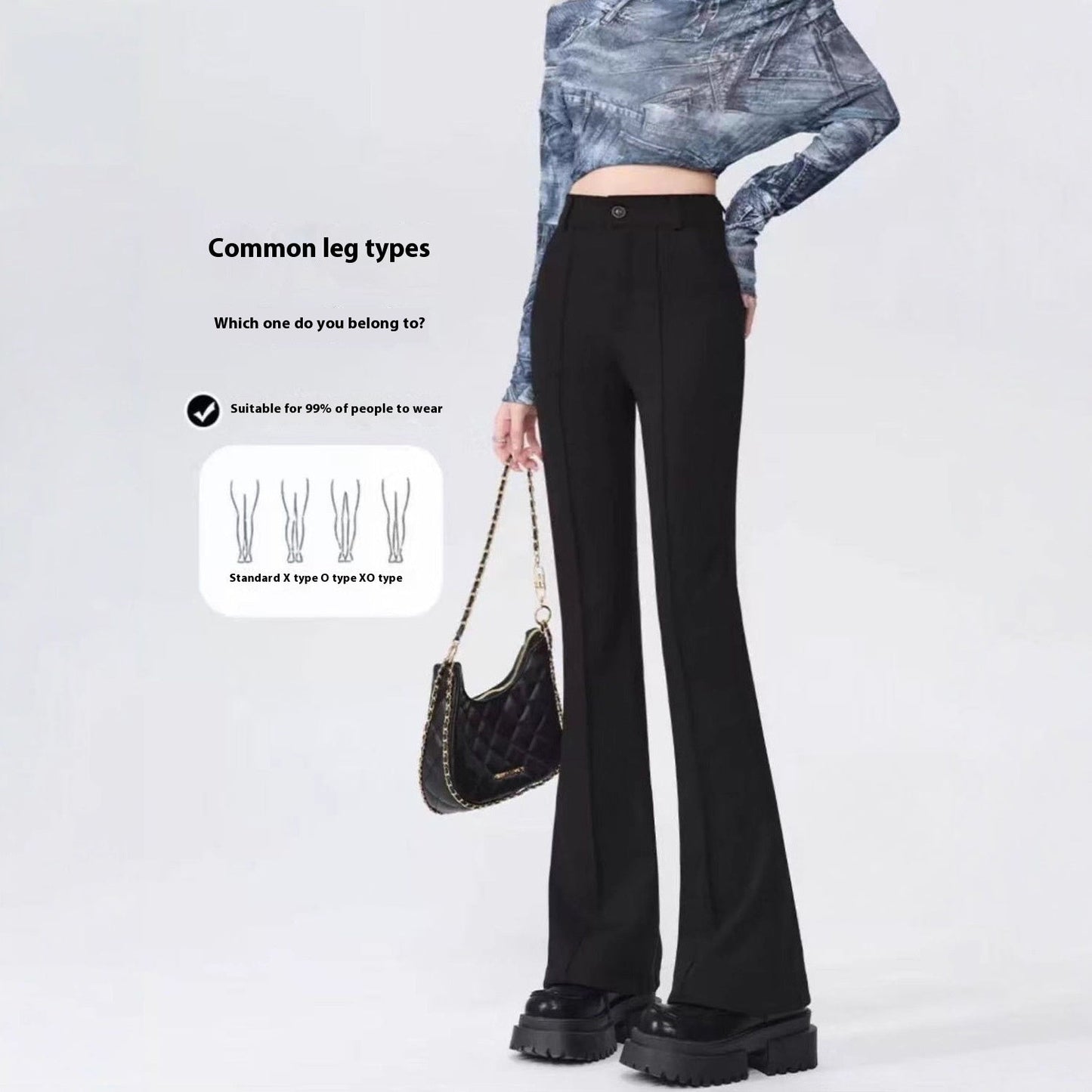 Straight Slimming High-Grade Flared Yoga Pants