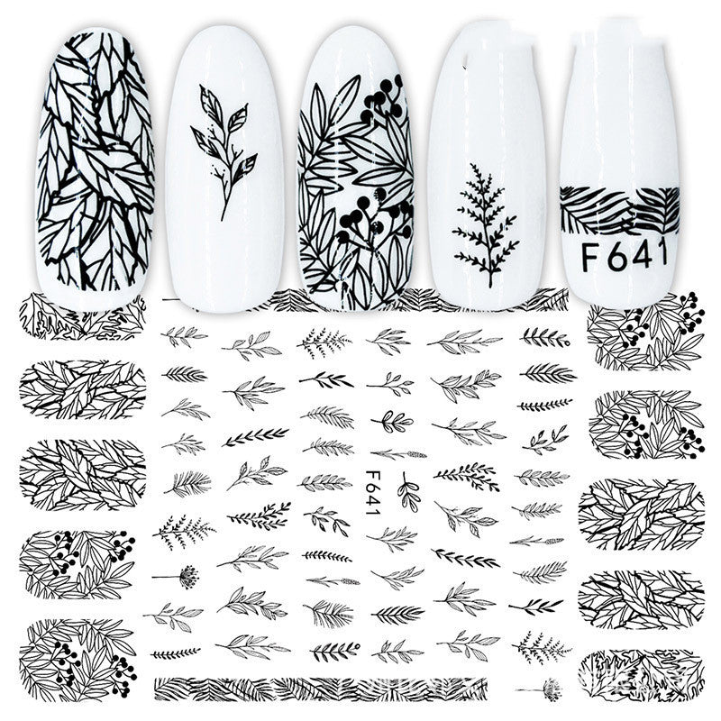 Rose & Heart 3D Adhesive Manicure Decals