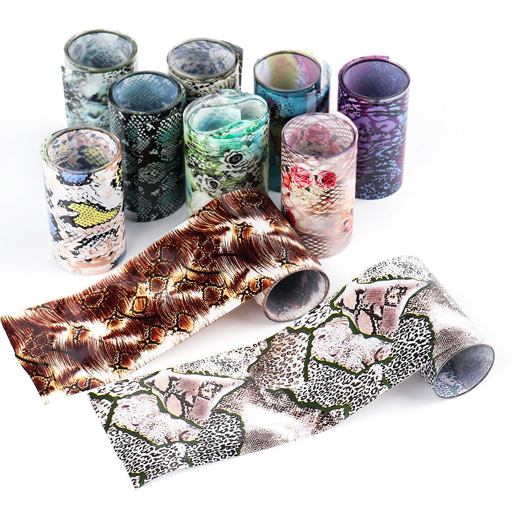 Snake Skin Nail Art Foil Transfer Paper