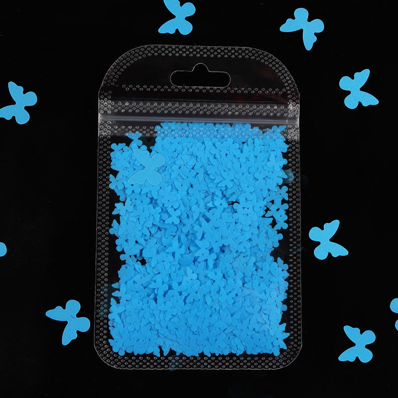 Multicolor Butterfly Nail Decoration Sequins
