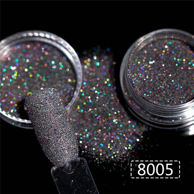 Iridescent Holographic Glitter for Nails