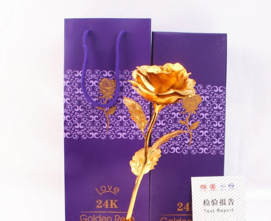 Foil Rose Valentine's Day Gift for Her