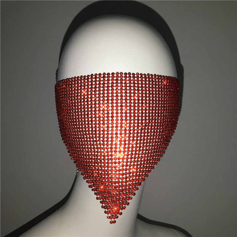 Sparkling Rhinestone Trend Face Mask