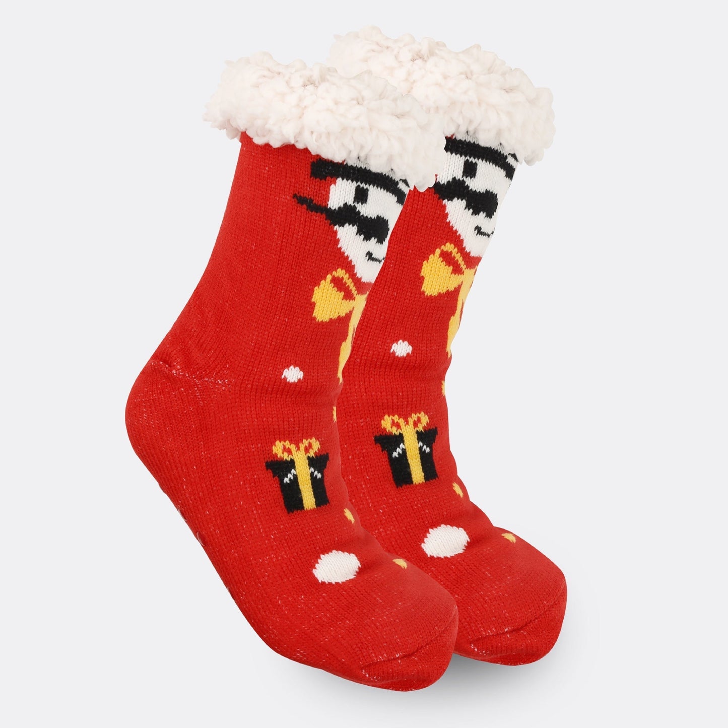 Festive Thermal Fleece-Lined Slipper/Room Socks