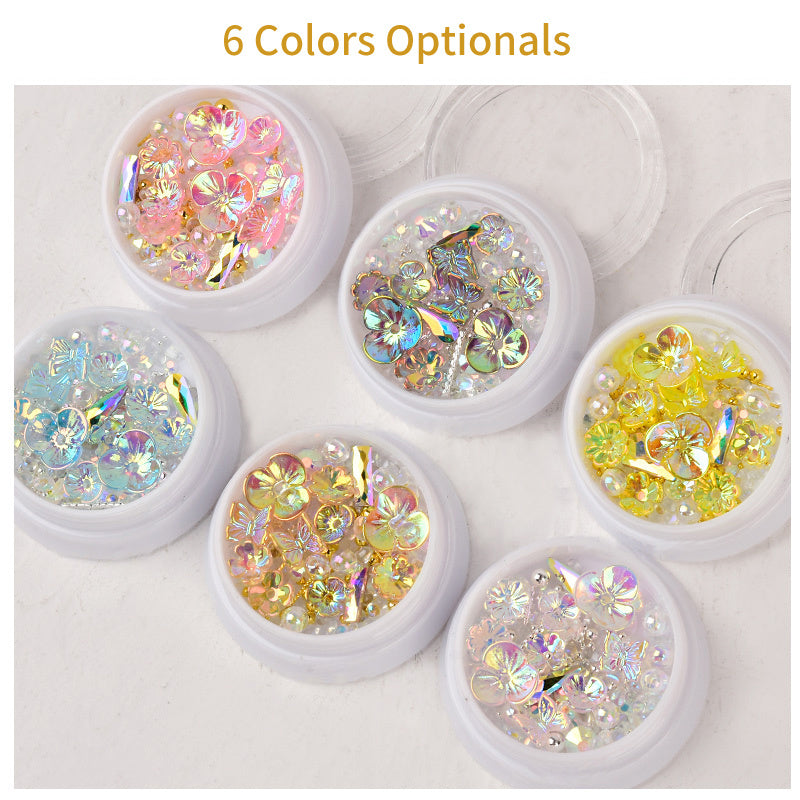 Flower Butterfly Nail Decoration Stickers