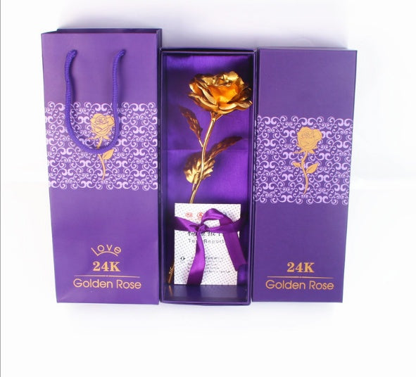 Foil Rose Valentine's Day Gift for Her