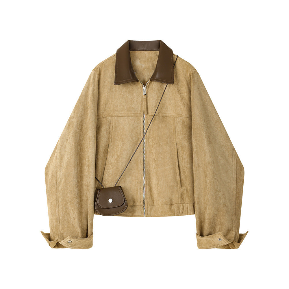 Women's Retro Loose Fit Short Jacket