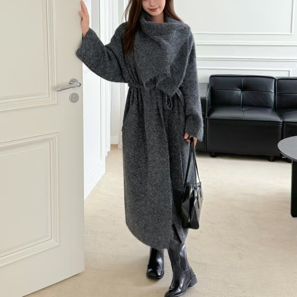 Korean Fashion Lapel Sweater Outerwear