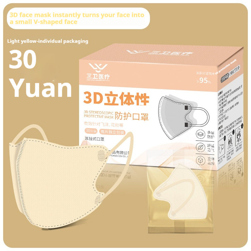 Breathable Summer Thin 3D Three-Dimensional Face Masks