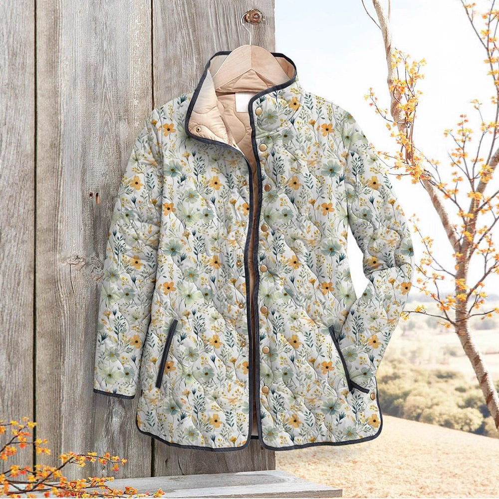 Digital Floral Print Women's Cotton Top