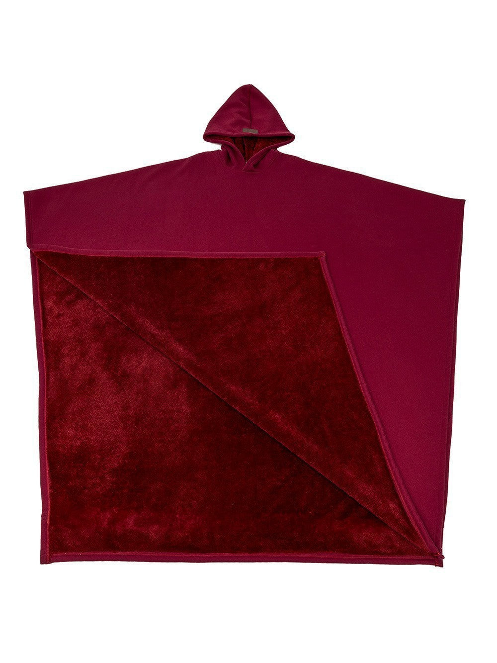 Women's Wool-Look Hooded Button Cape