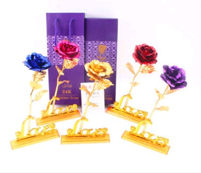 Foil Rose Valentine's Day Gift for Her