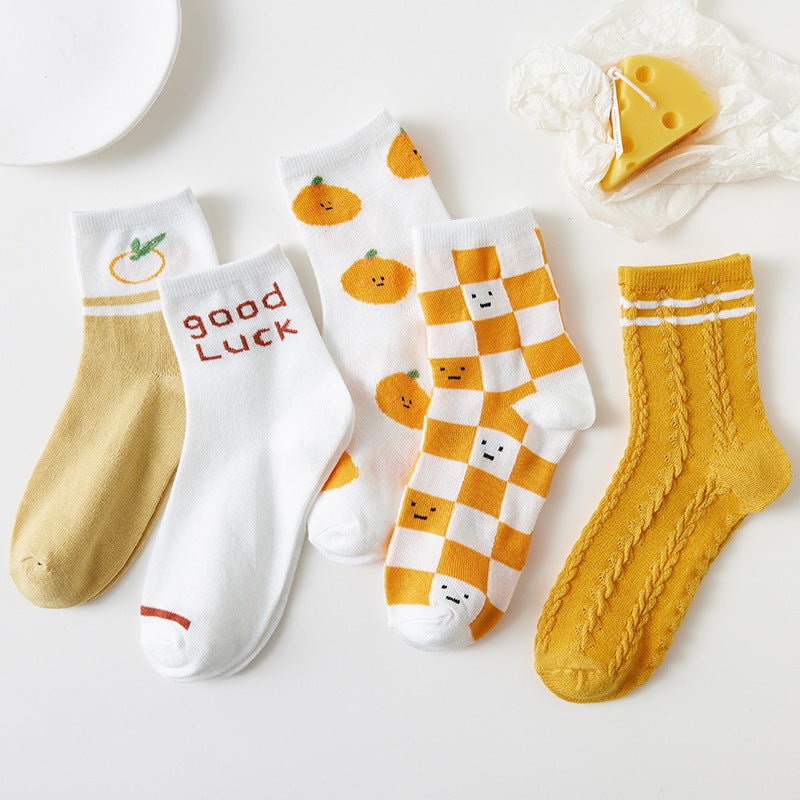 Cute Fruit Pattern Over-the-Knee Socks for Women