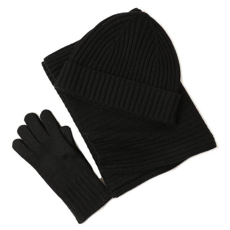 Fashion Women's Three-Piece Winter Accessory Set