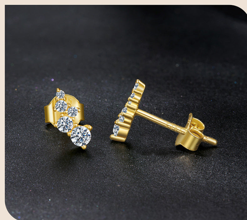 Exquisite Moissanite Bubble Drop Earrings