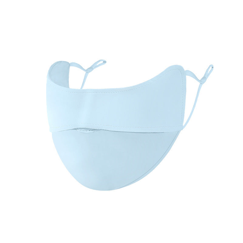 Ice Silk UV Protection Sunscreen Face Mask