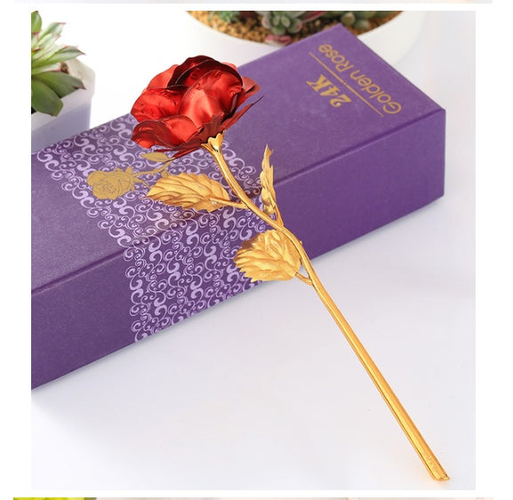 Foil Rose Valentine's Day Gift for Her