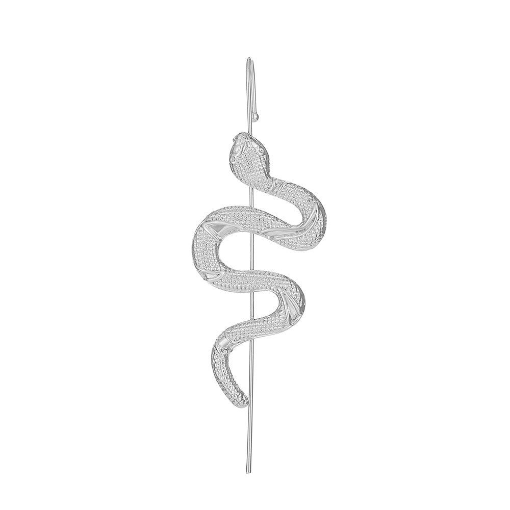 Unique Simulated Snake Drop Earrings