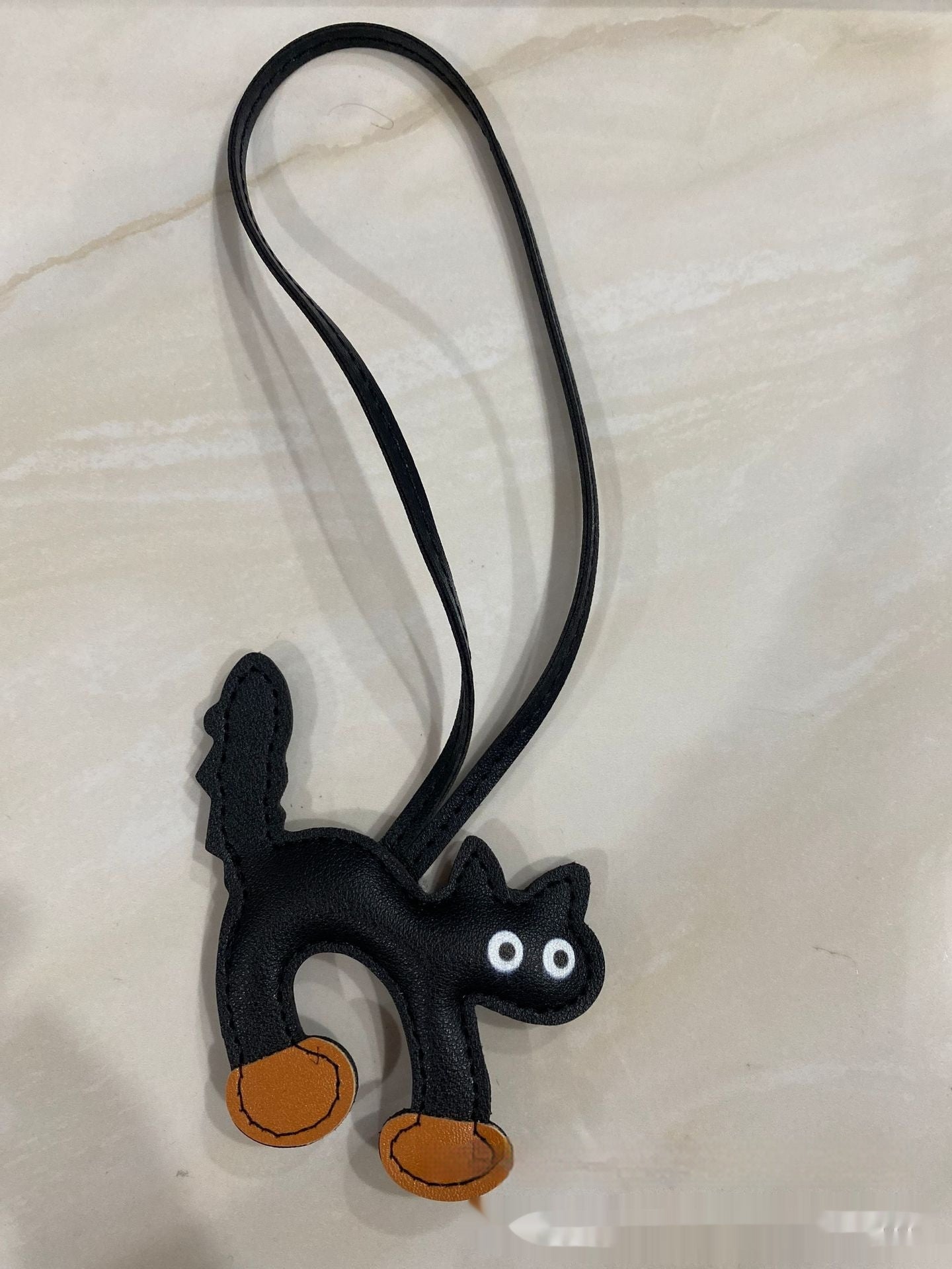 Cute Women's Mini Leather Cat Handbag/Purse Pendant