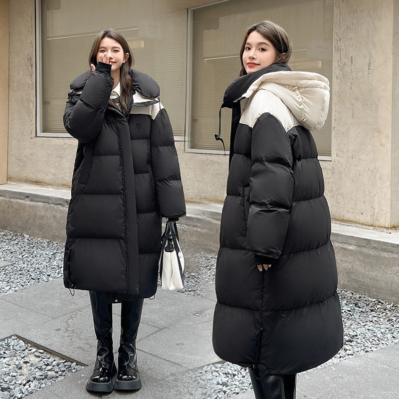 Women's Warm Long Padded Down Cotton Jacket