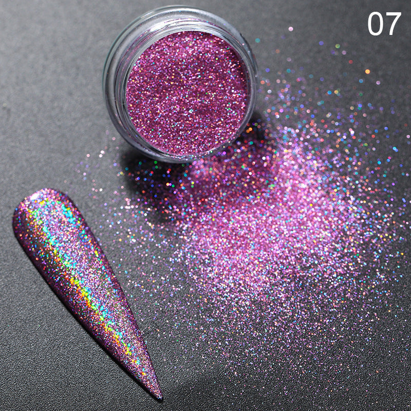 Aurora Effect Magic Nail Powder Glitter