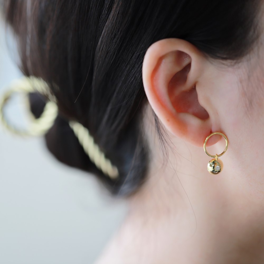 Pearl Starburst Stud Earrings for Women