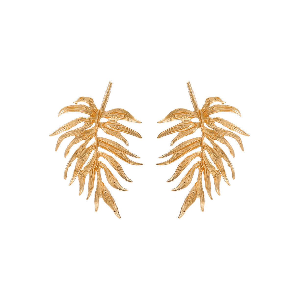 Women's Cold Style Leaf Dangle Earrings