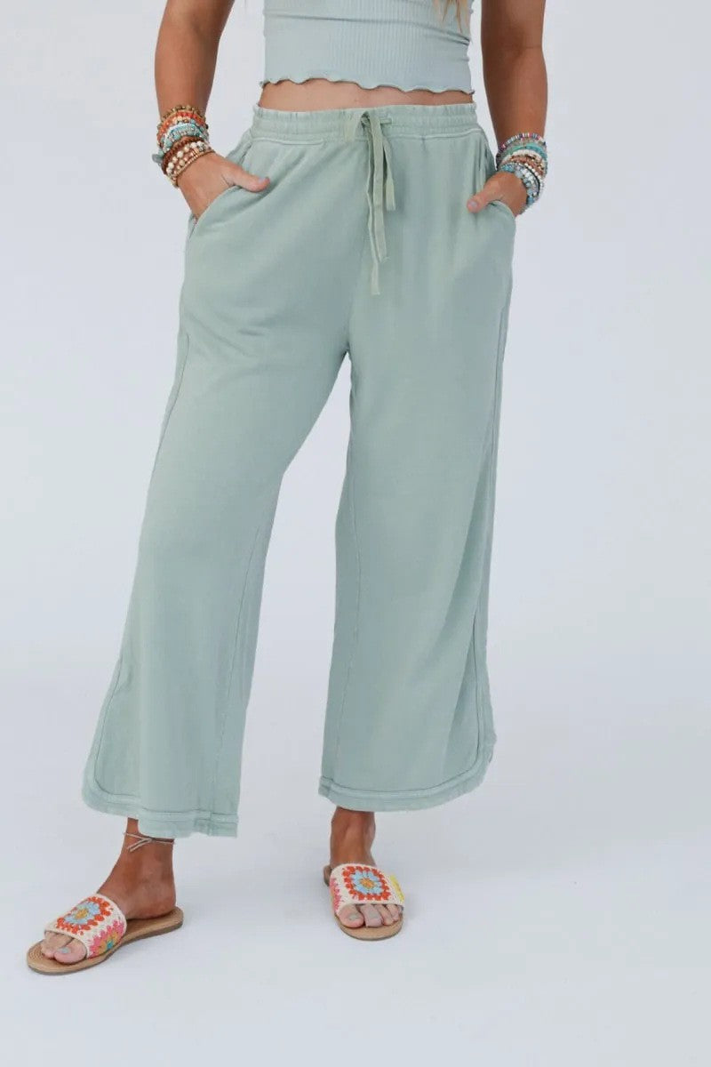 Women's Fashion Wide Leg Casual Sports Pants
