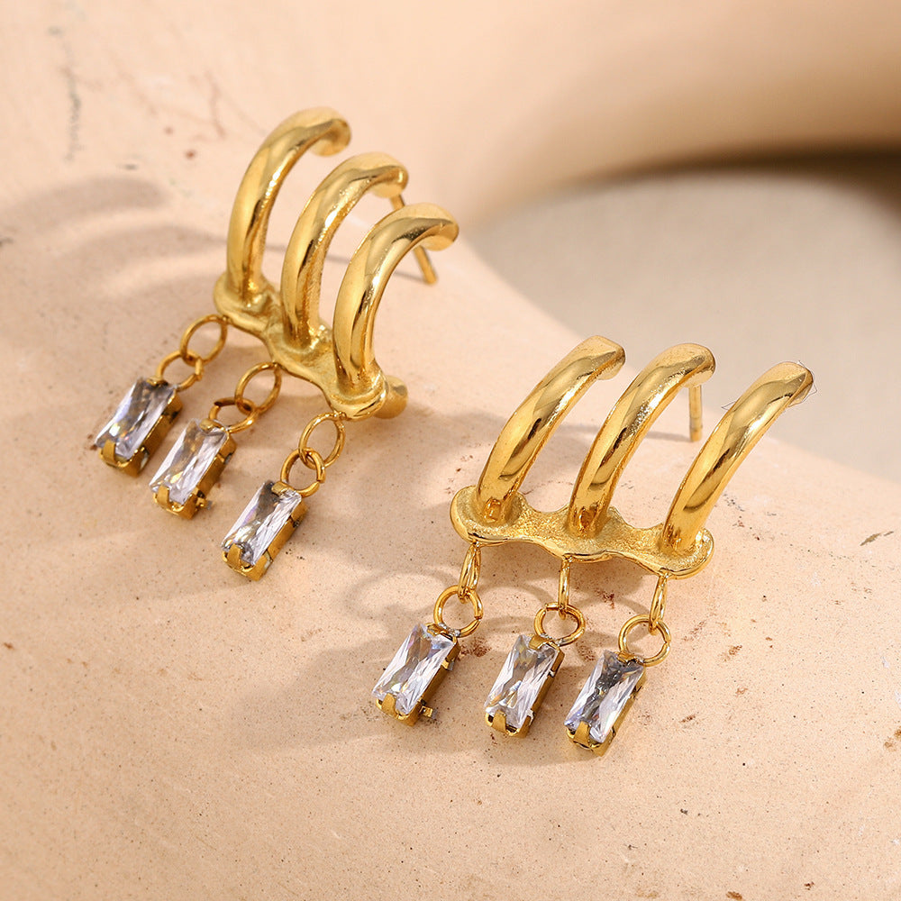 Fashion Exaggerated Drop Dangle Earrings