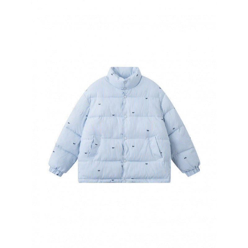 Thick Bow Detail Women's Outerwear