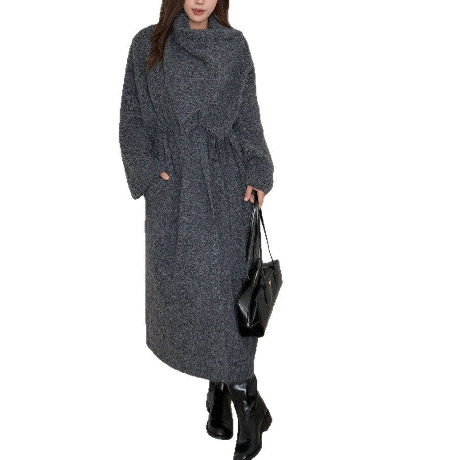 Korean Fashion Lapel Sweater Outerwear